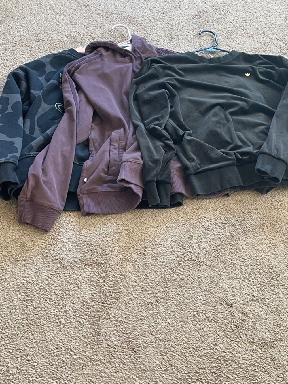 Buddle Adidas 3 Casual Sweatshirts - Black, Purple, Camouflage women